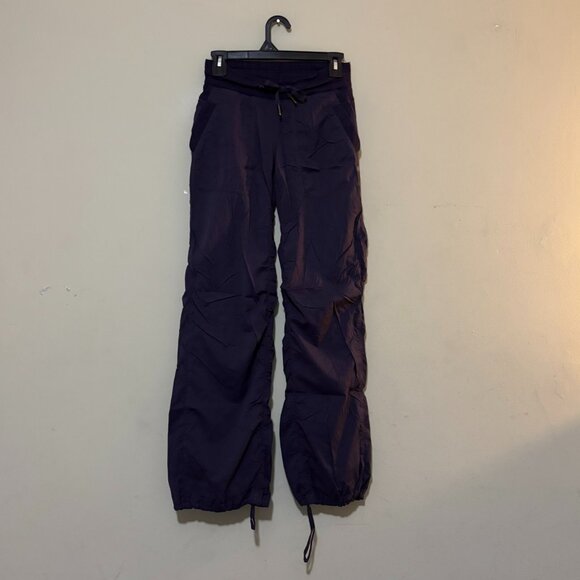 Lululemon Navy Blue Cargo Pants Lightweight Drawstring Pockets XS Small - Picture 2 of 4